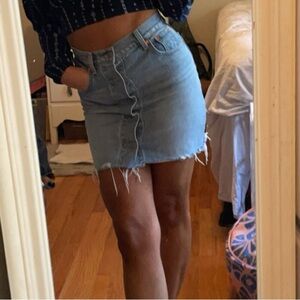 Levi’s | Button Down Jean “Mom Skirt”